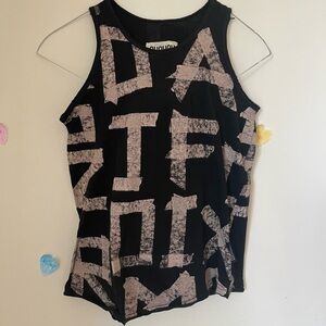 Nununu ABC Sleeveless Shirt Black, Size 6-7